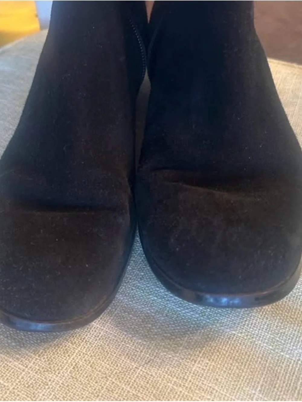 Ann Taylor Loft suede knee high boots.  Black.  Size 8.5.